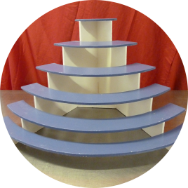 Présentoir à demi-gâteaux