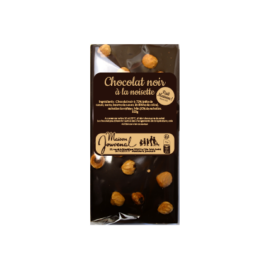 Tablette chocolat noir noisettes