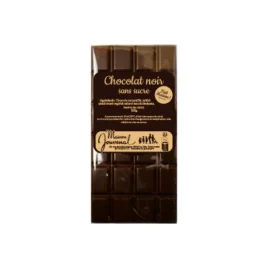 Tablette chocolat noir sans sucre