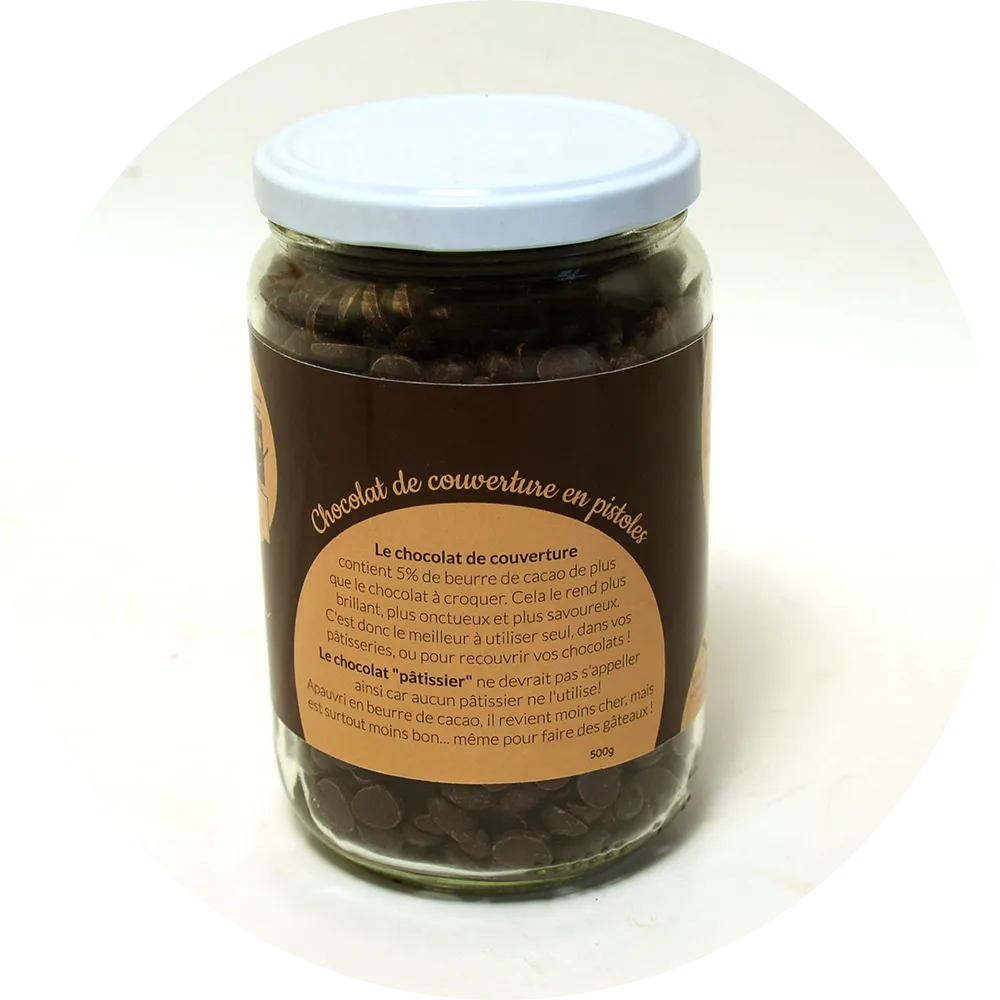 pistoles chocolat noir