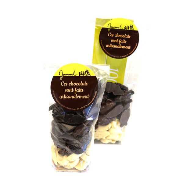 *Sac de friture noir, lait, blanc*