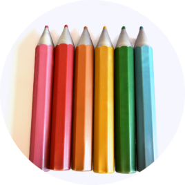 Demi-crayon au praliné